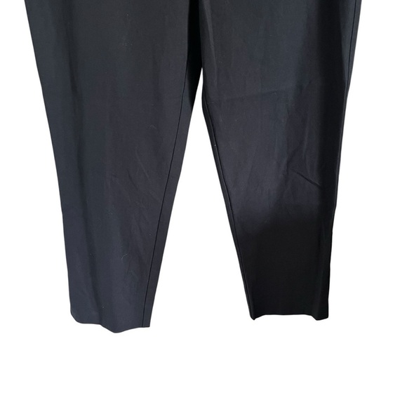 LAFAYETTE 148 Lexington Cropped Straight Leg Black Trouser Pants - Picture 5 of 11